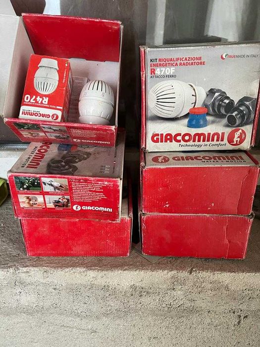 вентиль терм. статический осевой 1/2" Giacomini. R 470 FX023