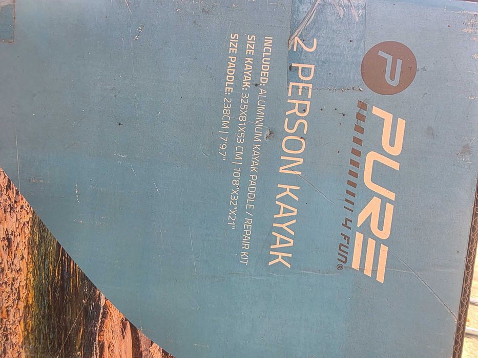 Надуваем кану каяк двуместен