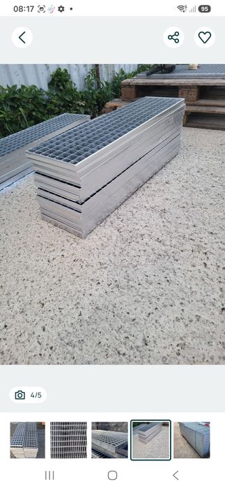 Trepte zincate galvanizate