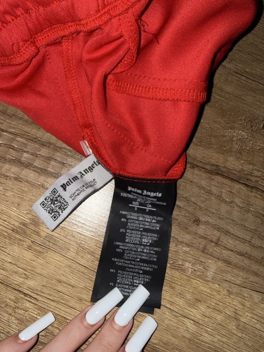 Pantaloni Palm Angels rosii