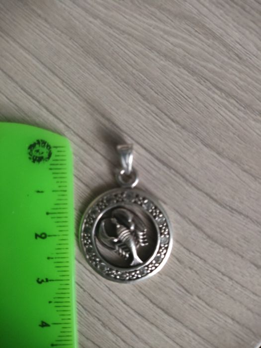 Кулон знак зодиака Рак серебро