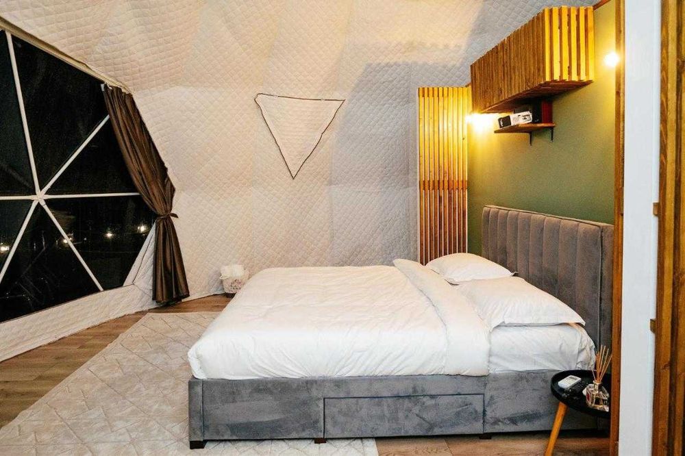 Cort glamping de lux 38.5m2 complet NOU/ oferta /promotie /casa mobila