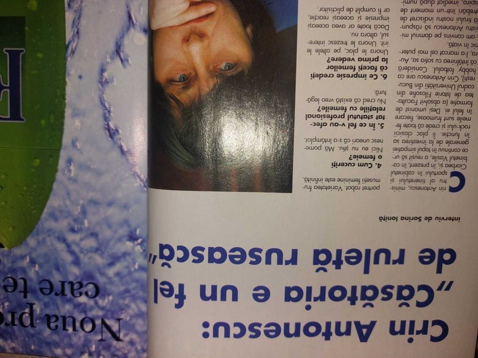 Revista retro unica Malina Olinescu pe coperta de la Scoala Vedetelor