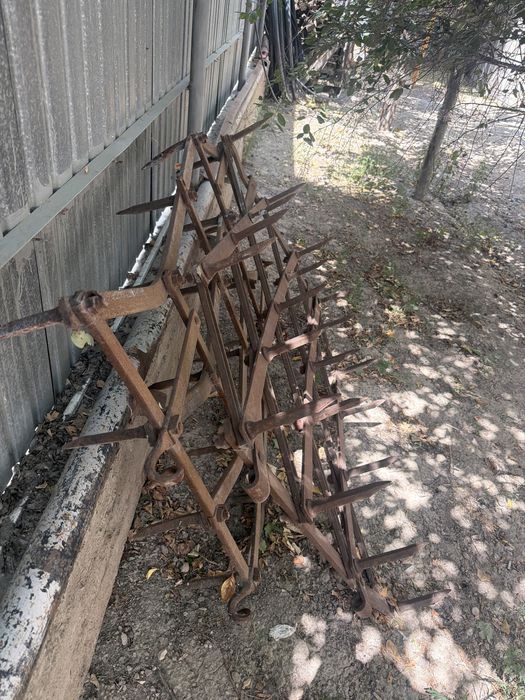 Грабли тракторные на прицепе