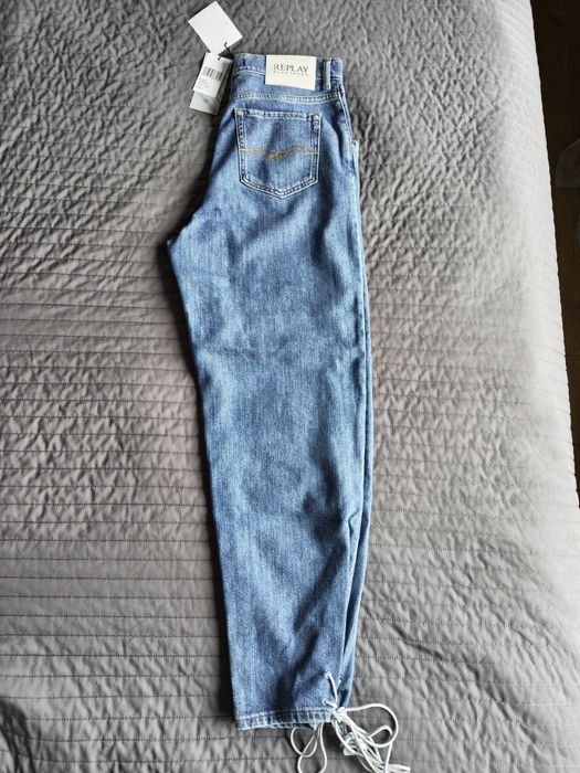 Нови дамски дънки Replay Talya  High Waist Tapered Leg (Размер 26)