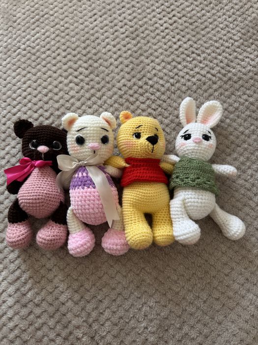 Ръчно плетени плюшени играчки