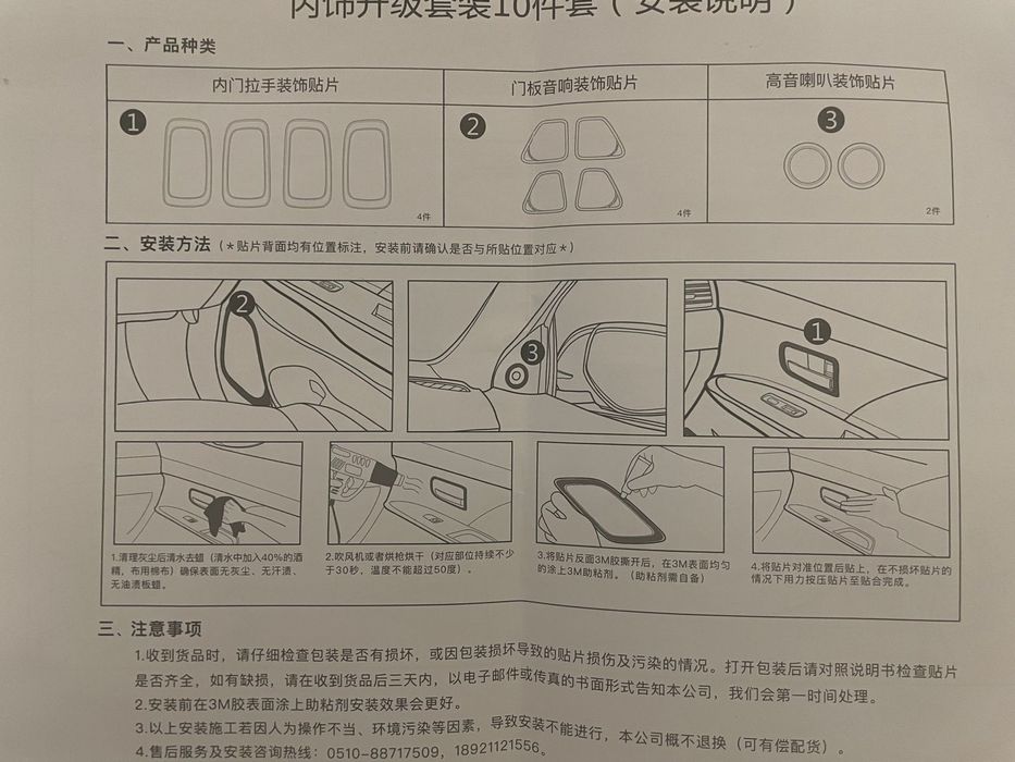 Накладки в салон Оутландер