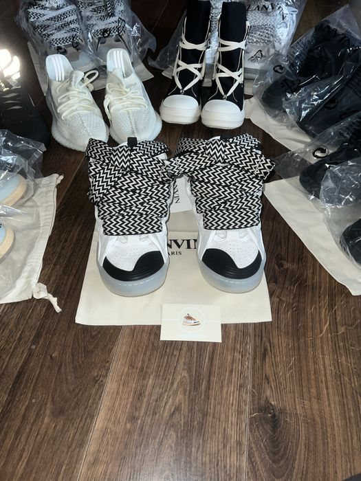 Lanvin Black, White, Green, Gray, Oreo