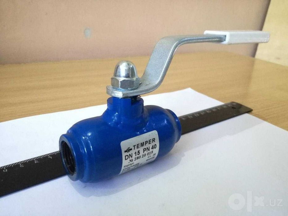 Кран шаровый стальной резьбовой DN15 PN40 - DN100 PN25 Temper (Россия)