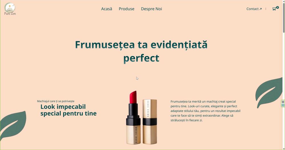 Ofertă dezvoltare website Pachet Website „Starter”