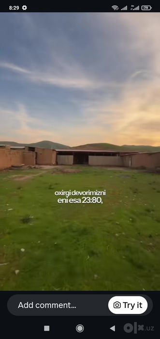Yer uchastka sotiladi