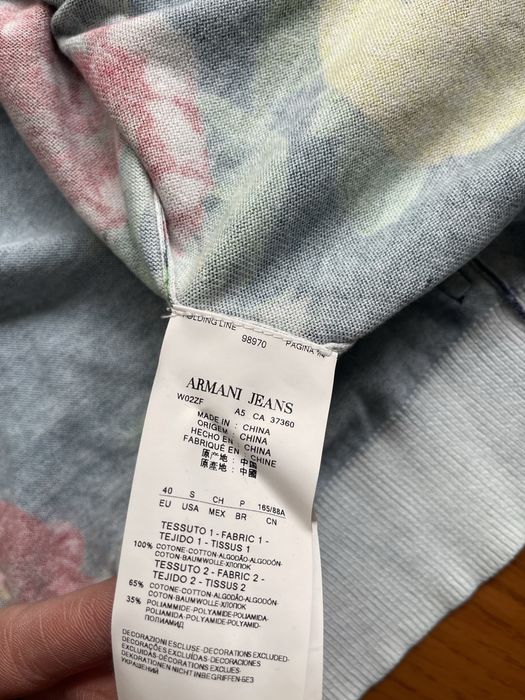 Pulover subtire marca Armani Jeans