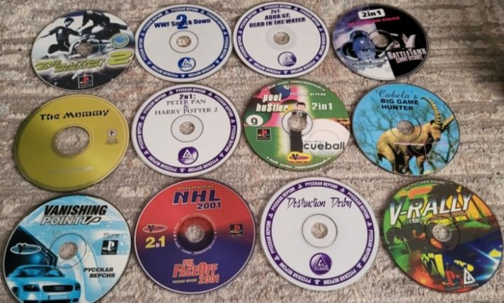 Продам Диски на PS1 и 2