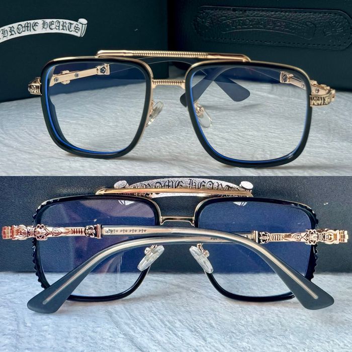 Очила за компютър Диоптрични рамки прозрачни слънчеви  chrome hearts