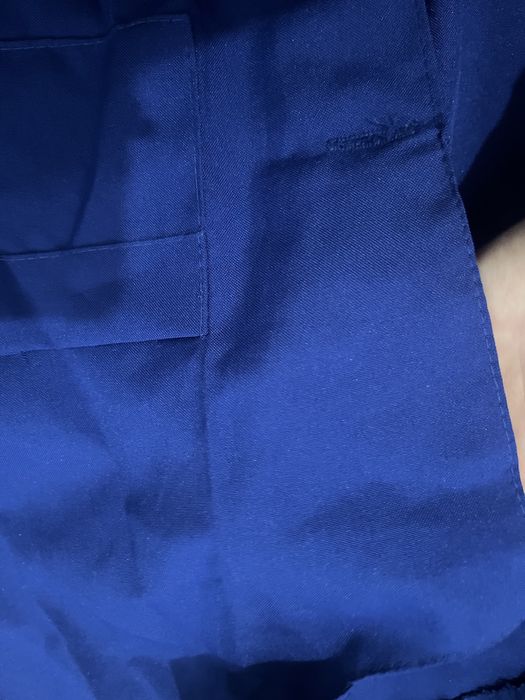 Халат синий для уроков труда