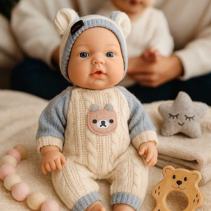 Реалистично говорещо бебе с шише