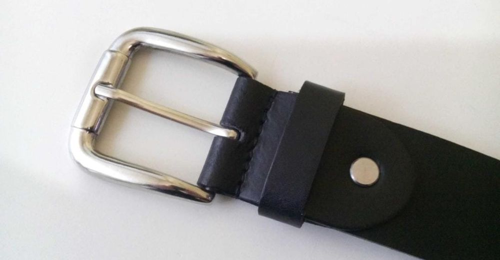 Curea din piele naturala, culoare negru