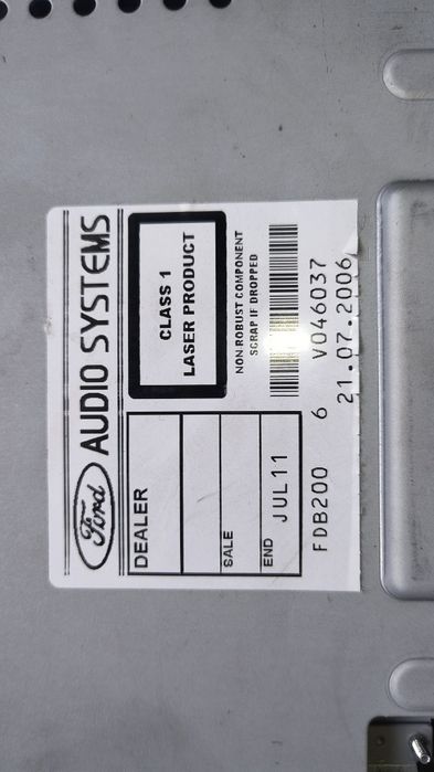 оригинално автомобилно CD радио Ford
