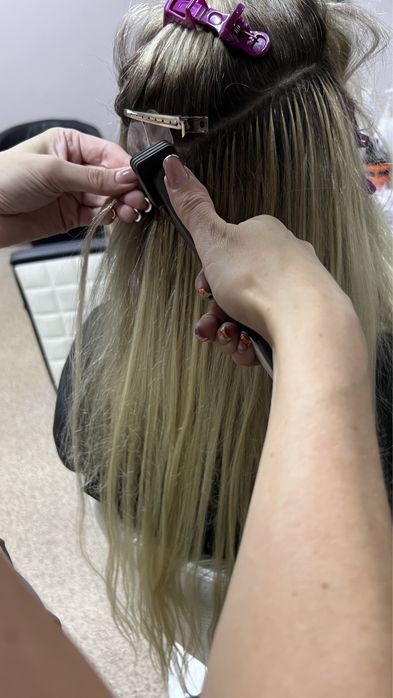 Обучение наращивание волос