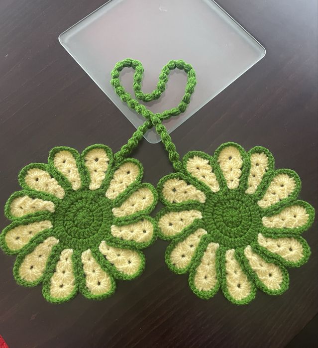 Ръчно плетени кухненски ръкохватки