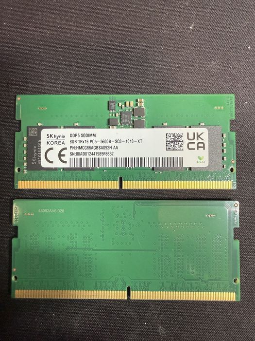 RAM памет DDR5 16GB (2x8GB) 5600MHz