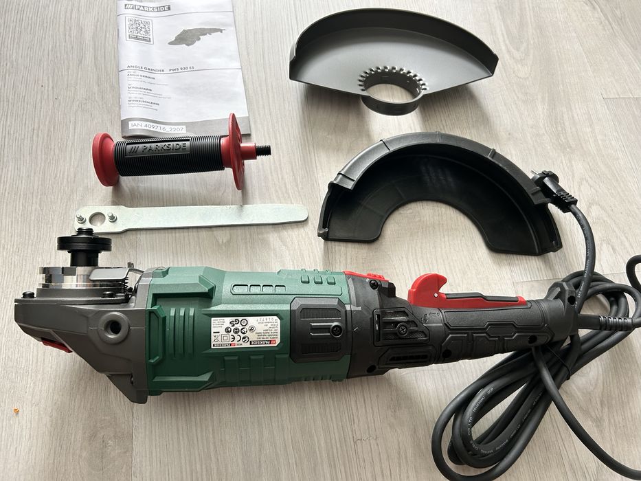 Ъглошлайф нов Parkside Парксайд  PWS 230 E5 230мм