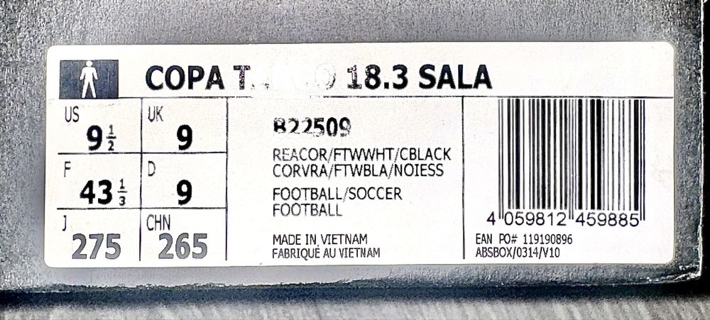 Продам футзалки Adidas Copa Sala