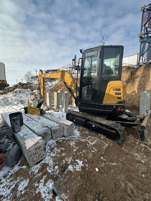 Миниэкскаватор услуга