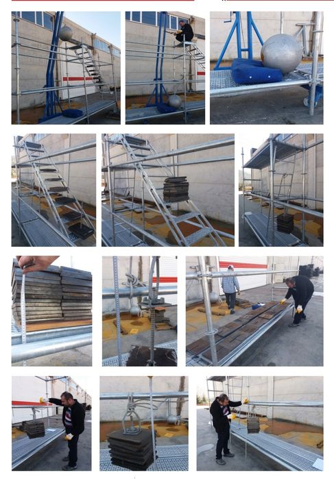 Рамково галванизирано скеле CE 12810/11