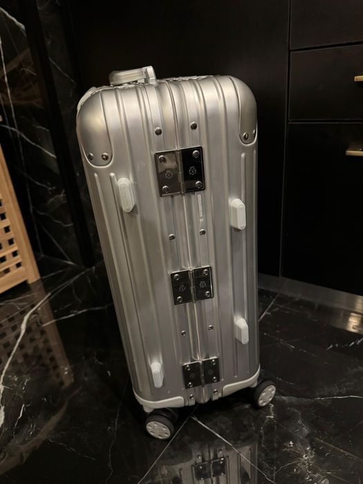 Troler bagaj Rimowa Cabin Silver + Trunk Negru