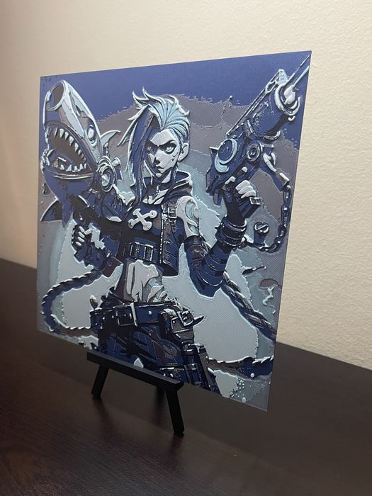 Релефна картина Jinx - Arcane