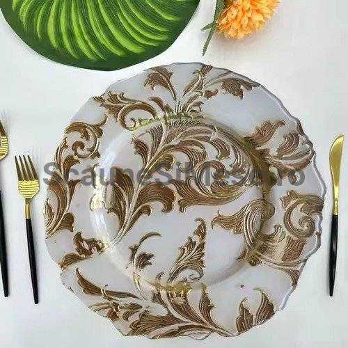 Farfurie (farfurii) Suport de Sticla, pt. Restaurant,Nunta, Evenimente