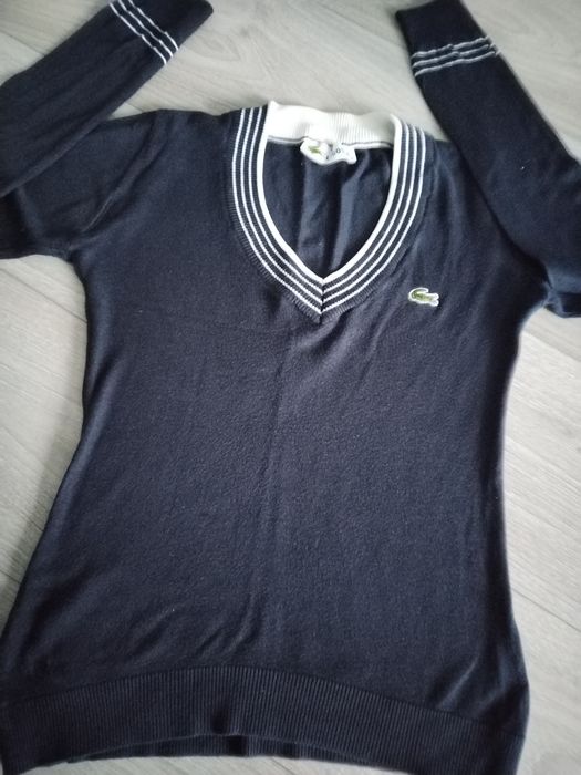 Bluza dama maneca lunga bleumarin Lacoste S