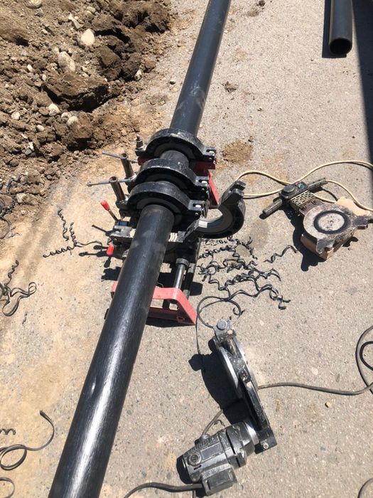 Стыковой аппарат для пайки пластиковых труб