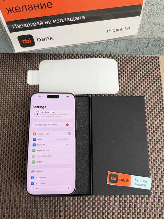 НОВ! iPhone 16 Pro MAX Лизинг от 33€/м Desert Titanium 256GB ГАРАНЦИЯ