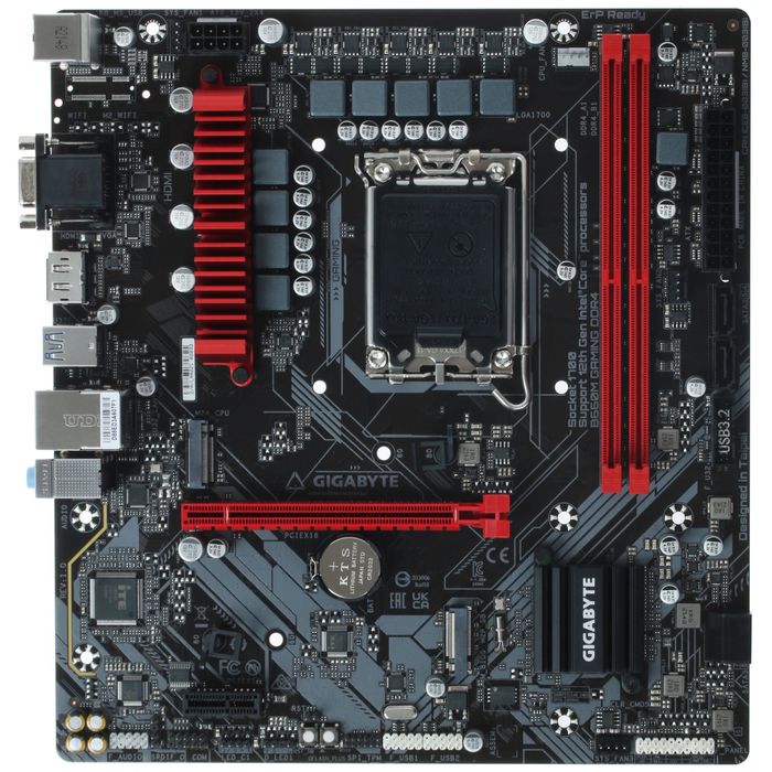 Материнская плата GIGABYTE B660M GAMING DDR4 Socket LGA1700 (Б/У)