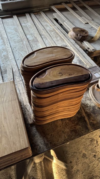 Стейк доски, тарелки