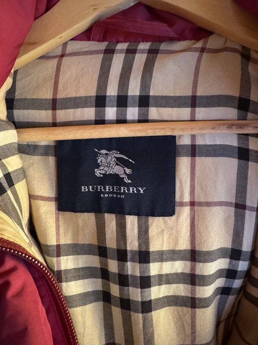 Geaca Burberry M cu puf de gasca