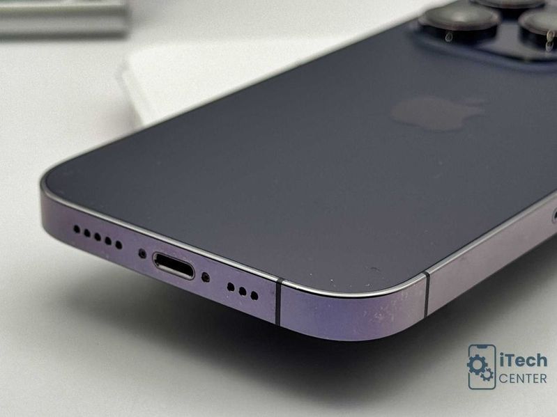 iPhone 14 Pro, 128GB, Purple, 100% батерия, КАТО НОВ, 1г. ГАРАНЦИЯ!