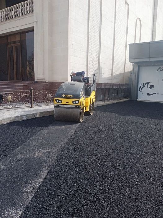Assalomu alaykum Asfalt yotqizish xizmati hamyon bop narxlarda
