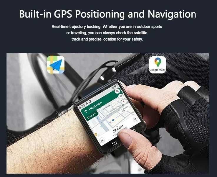 4G Mini telefon tip smartwatch,Android 11 cu 2 camere,GPS,NFC,sanatate
