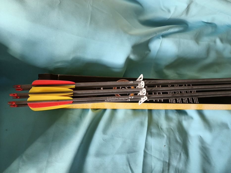 Set 6 Sageti Fibra de Carbon Sageata 76cm Foarte Ascutite Arc Tir