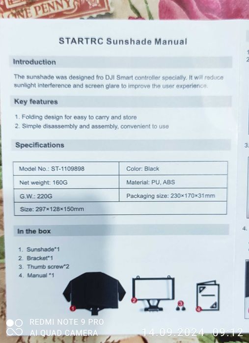 Сенник STARTRC, За дистанционното управление на дрон, За DJI