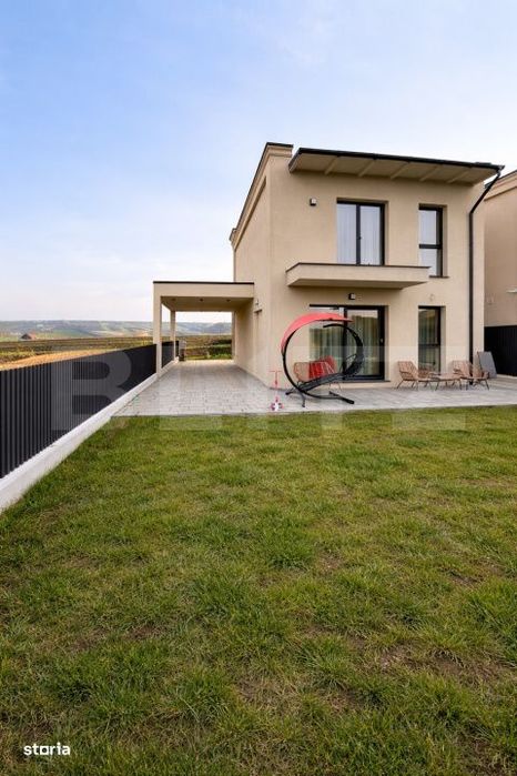 Casa moderna, finisaje premium, 500 mp teren, zona Lisaura