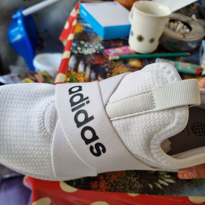 Adidasi damă Reebook din piele,albi, nr.38,5. Originali în cutie