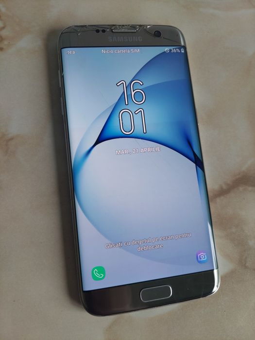 [S7Edge] Vând Samsung Galaxy S7 Edge silver [perfect funcțional] //poze reale