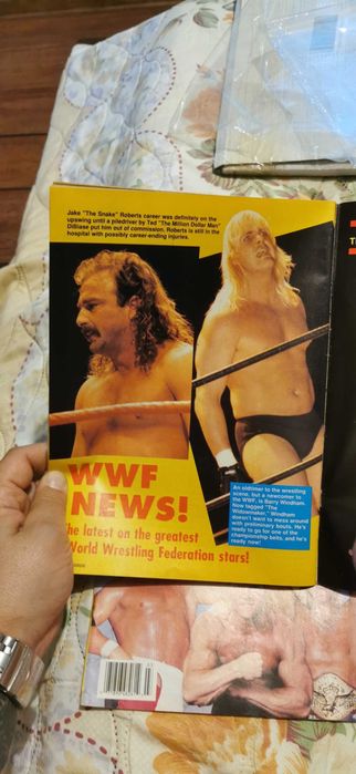 wwe, wwf американски списания лот от 8 броя