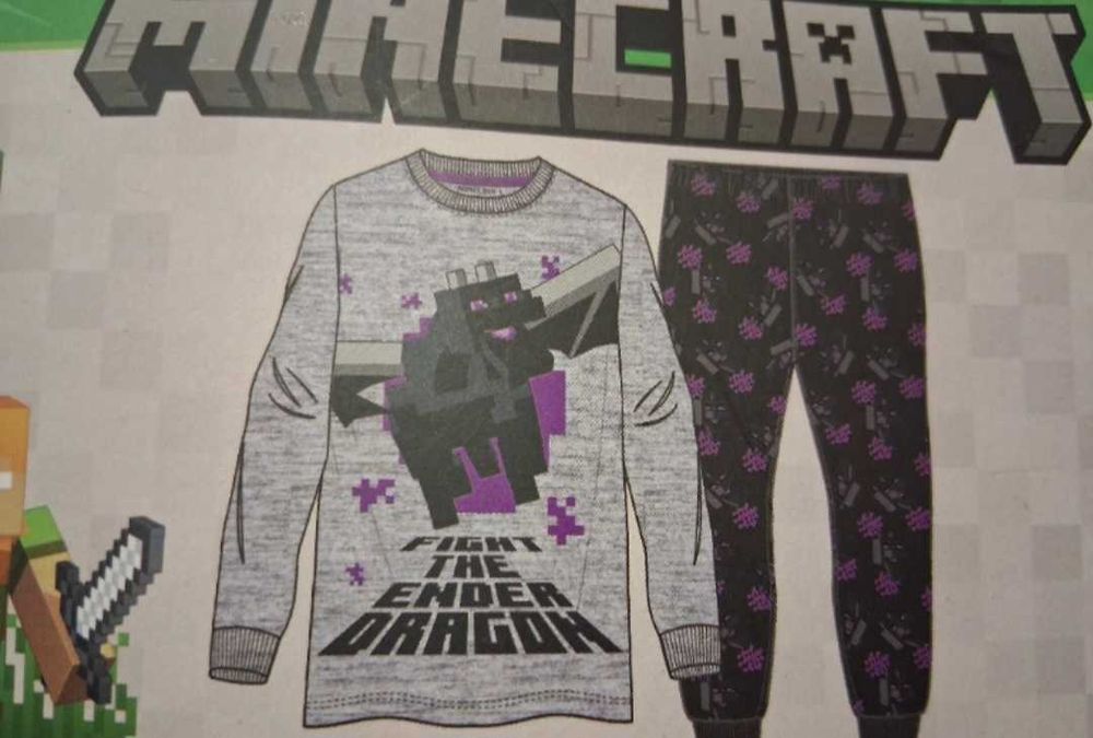 р-р 110-116;122-128;134-140 MINECRAFT Детска пижама
