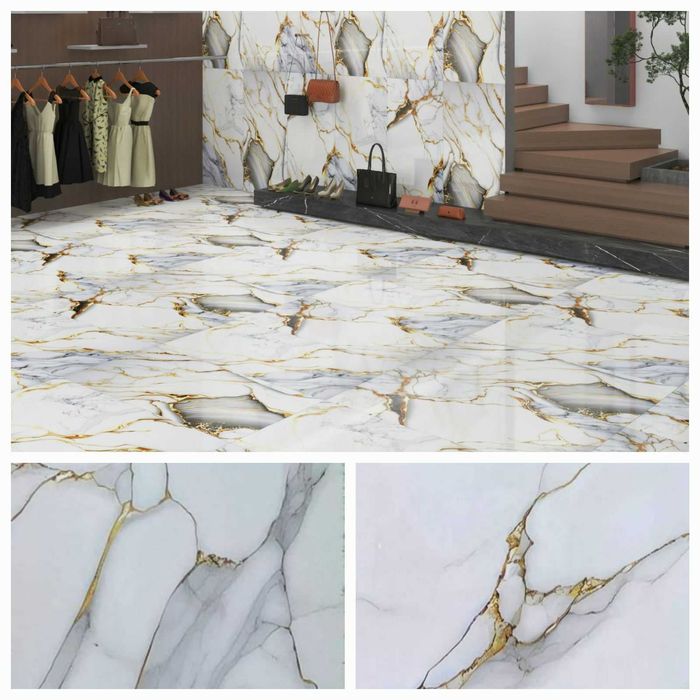 Гранитогрес Onyx Wave Gold 60x120 см.