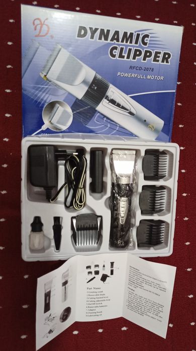 Триммер для бороды, машинка для стрижки волос с керамическим лезвием